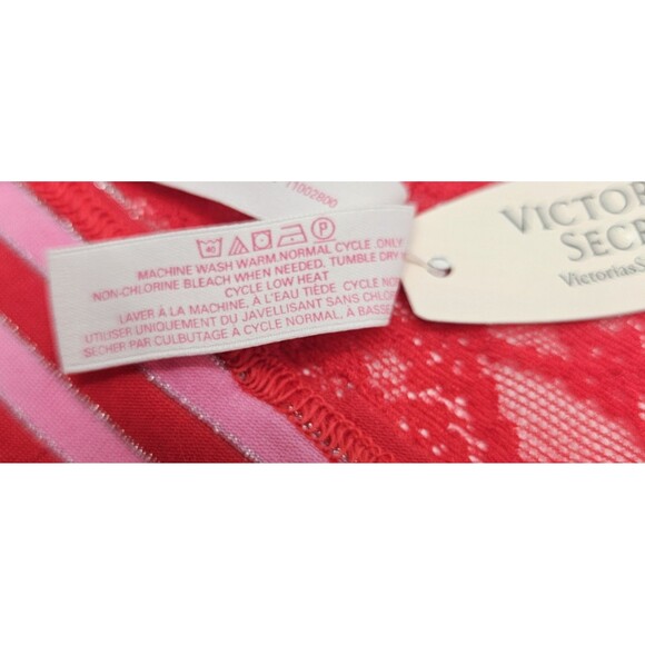 VICTORIA’S SECRET Soft Cotton blend Lace Low Rise Hip Hugger Panty Size S/P NWT - Picture 5 of 5